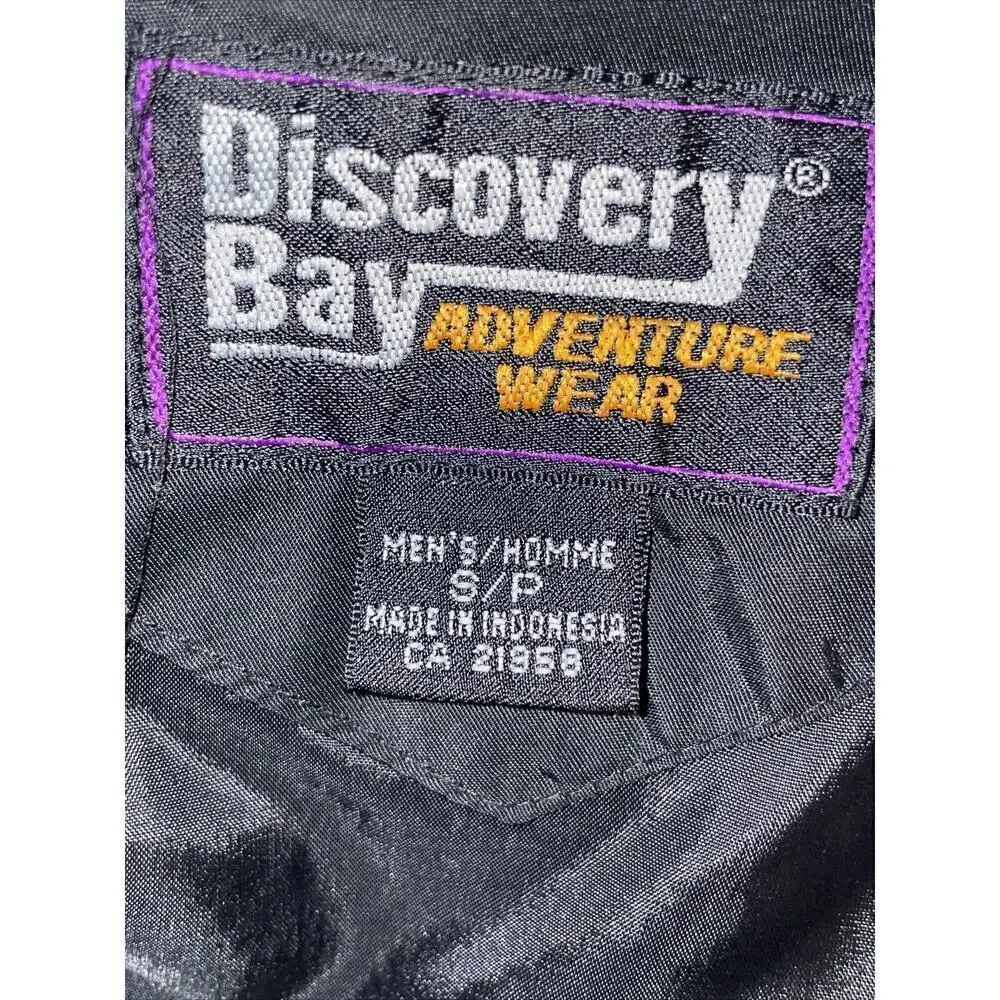 Discovery Bay Adventure Wear Men’s Hooded Parka Jacket Black Size S